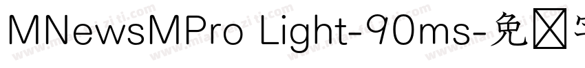 MNewsMPro Light-90ms字体转换